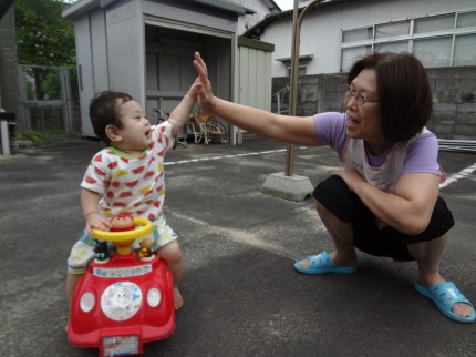 アンパンマン号に乗れるようになった！